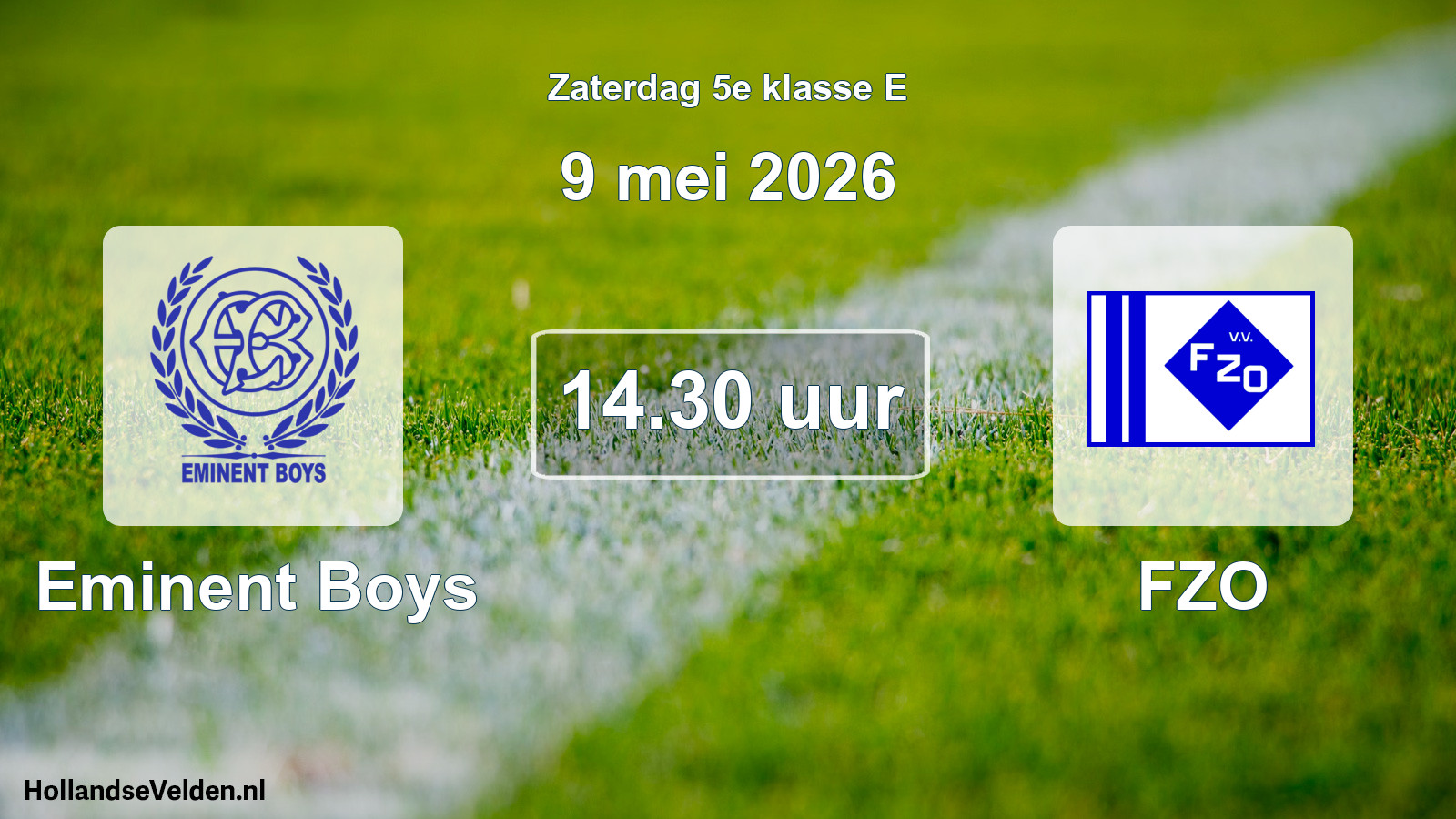 Scheduled Match: Eminent Boys - FZO (9 May 2026)