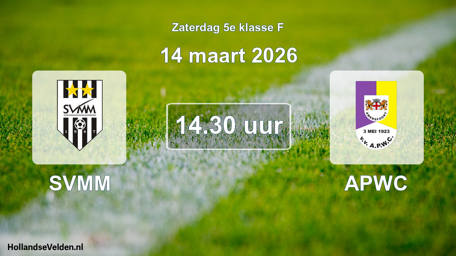Scheduled Match: SVMM - APWC (14 March 2026)