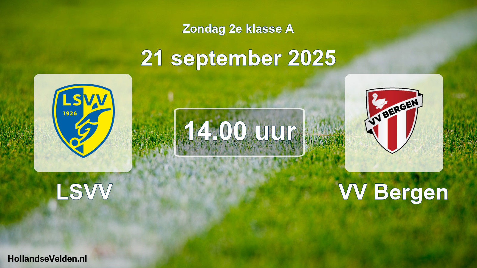 Scheduled Match: LSVV - VV Bergen (21 September 2025)
