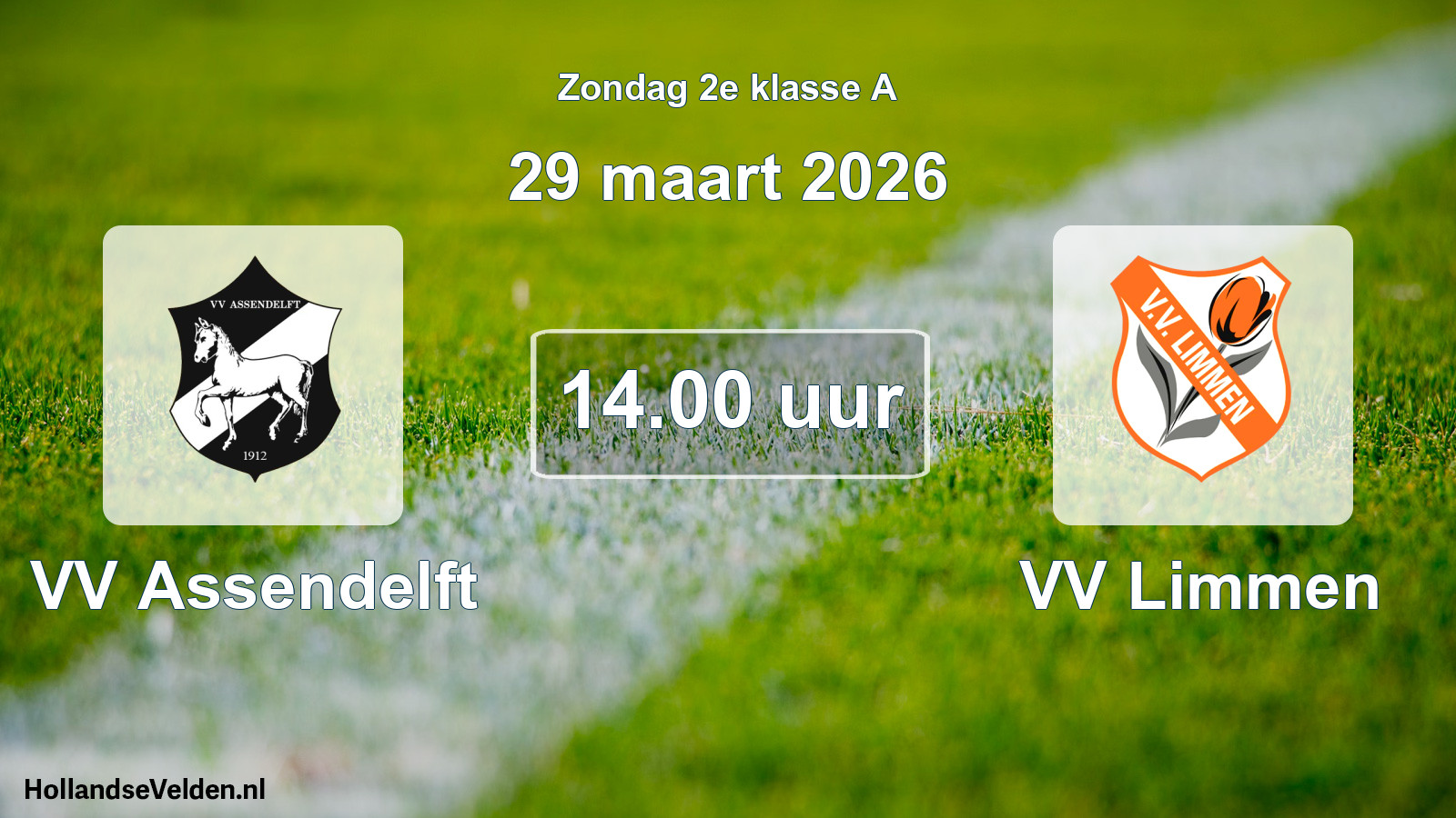 Scheduled Match: VV Assendelft - VV Limmen (29 March 2026)