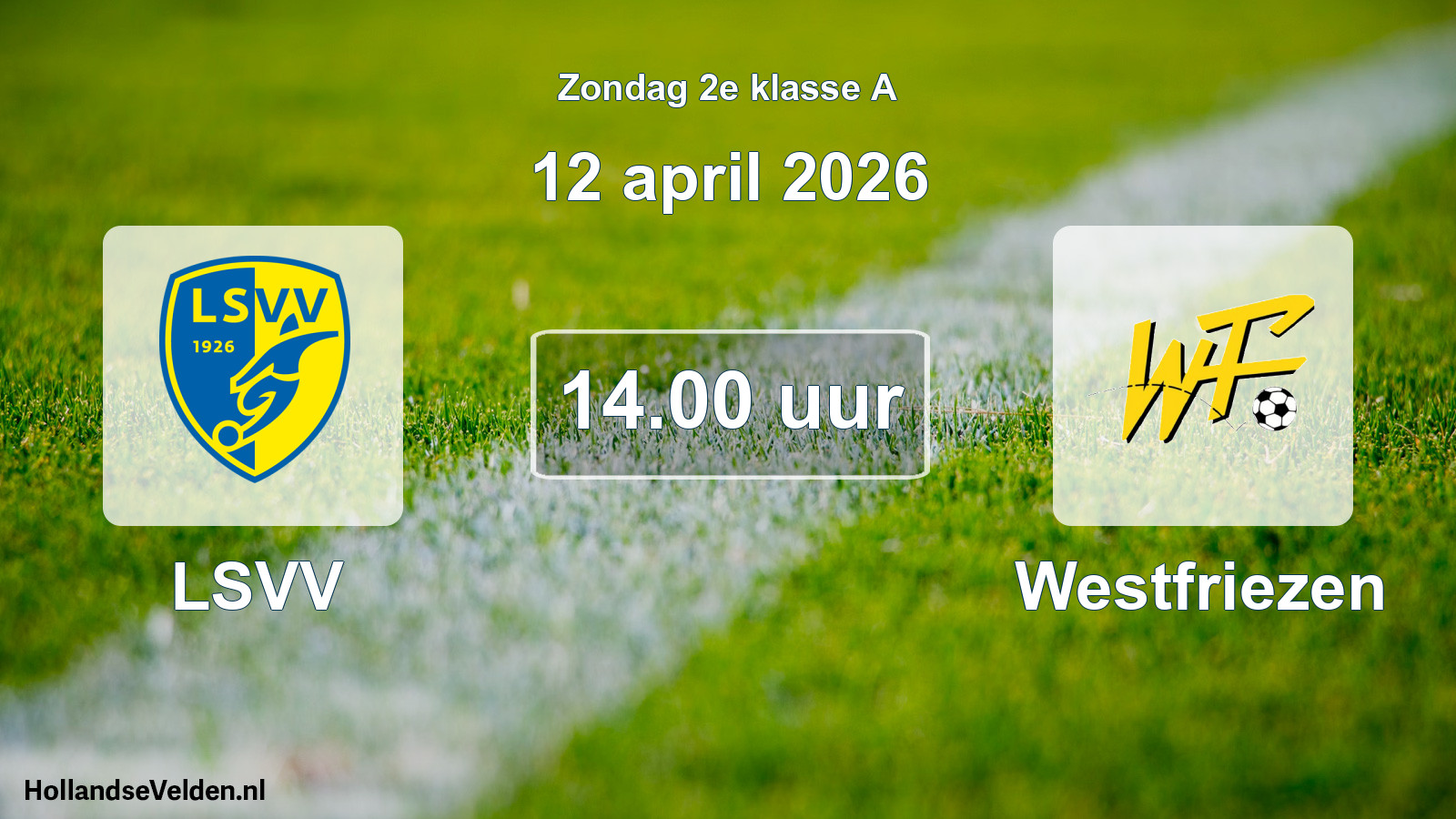 Scheduled Match: LSVV - Westfriezen (12 April 2026)