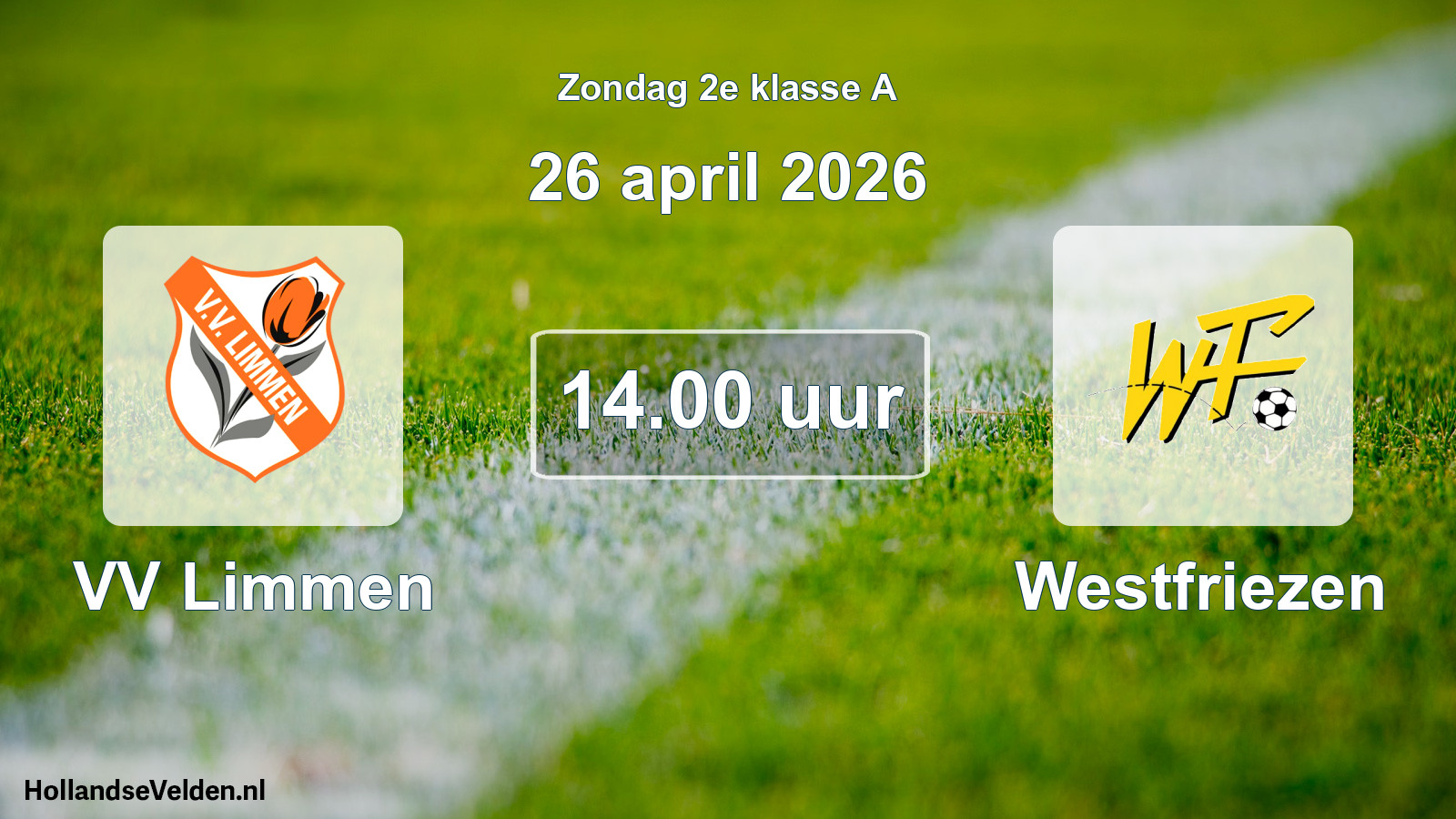 Scheduled Match: VV Limmen - Westfriezen (26 April 2026)