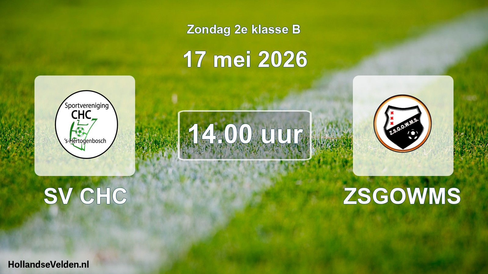 Scheduled Match: SV CHC - ZSGOWMS (17 May 2026)