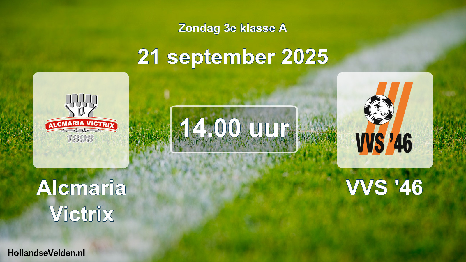 Scheduled Match: Alcmaria Victrix - VVS '46 (21 September 2025)