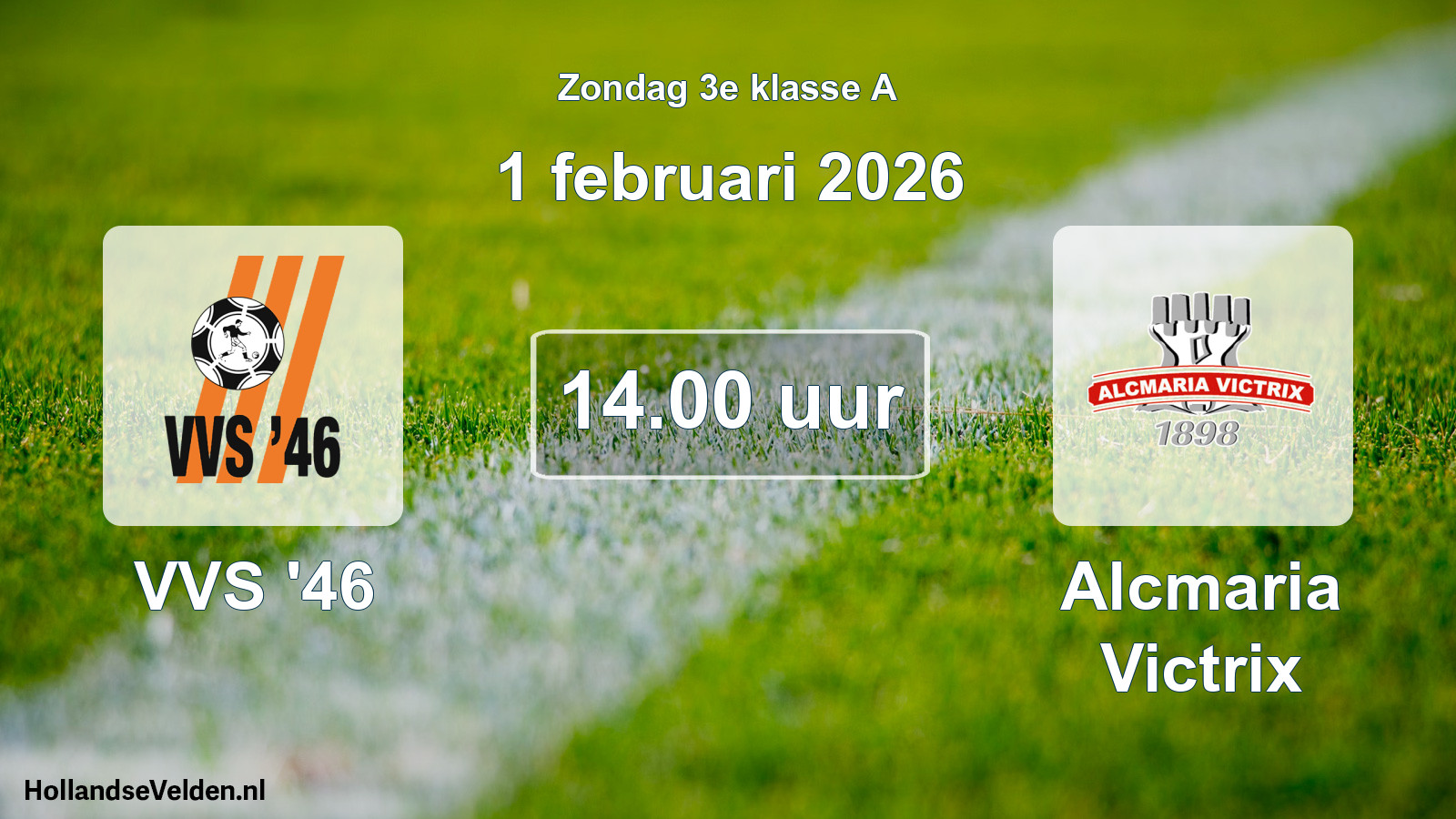 Scheduled Match: VVS '46 - Alcmaria Victrix (1 February 2026)