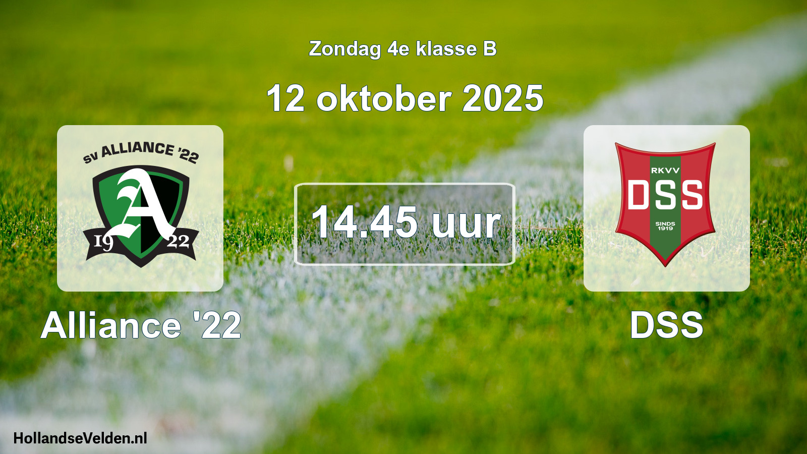 Scheduled Match: Alliance '22 - DSS (12 October 2025)