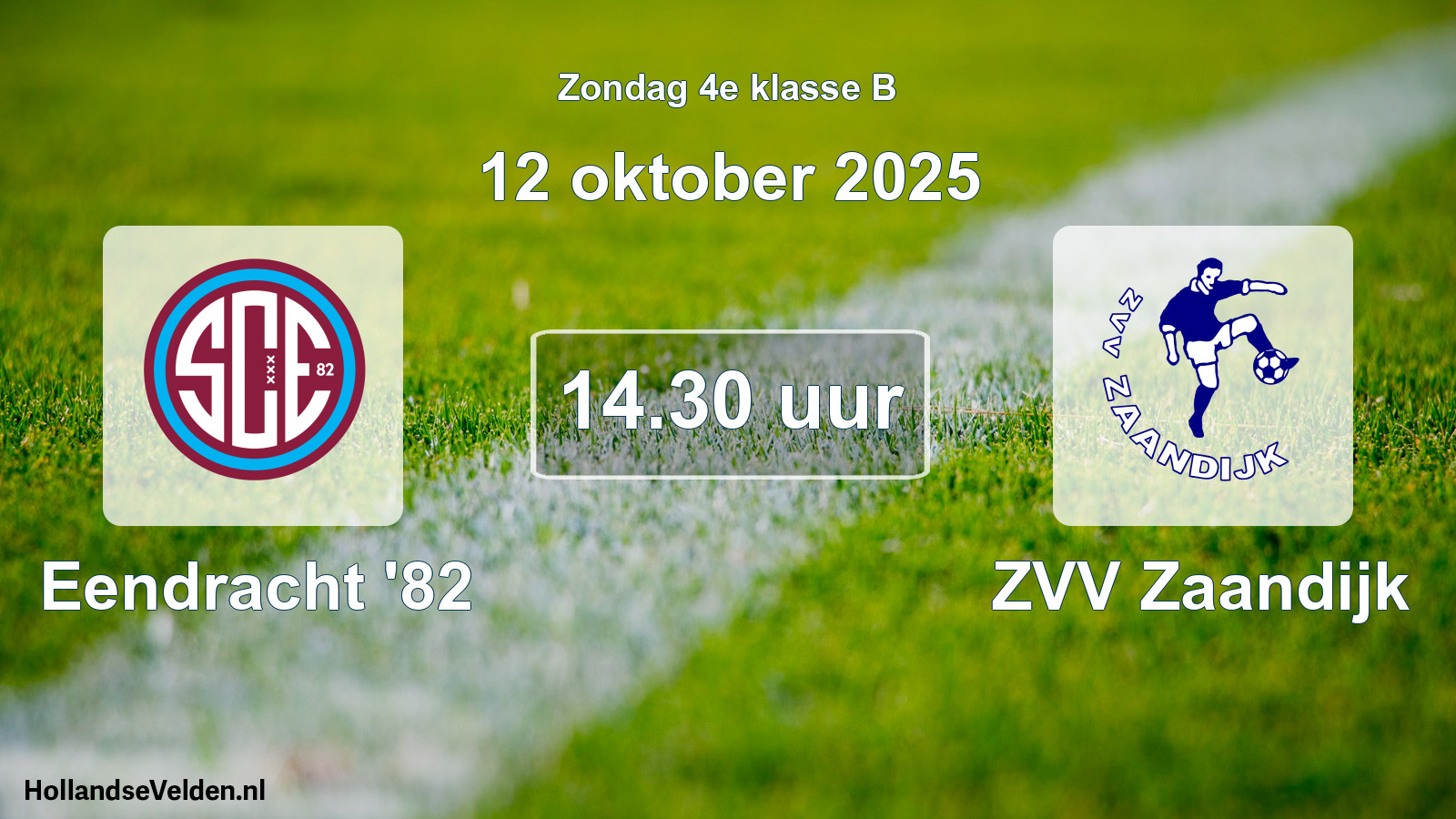 Scheduled Match: Eendracht '82 - ZVV Zaandijk (12 October 2025)
