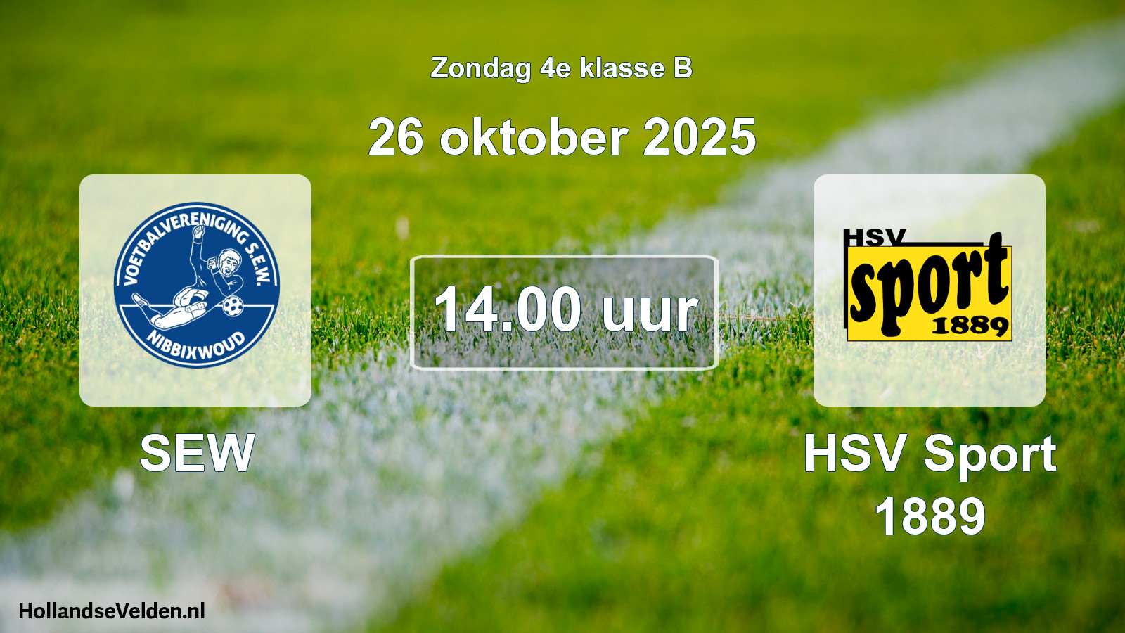 Scheduled Match: SEW - HSV Sport 1889 (26 October 2025)