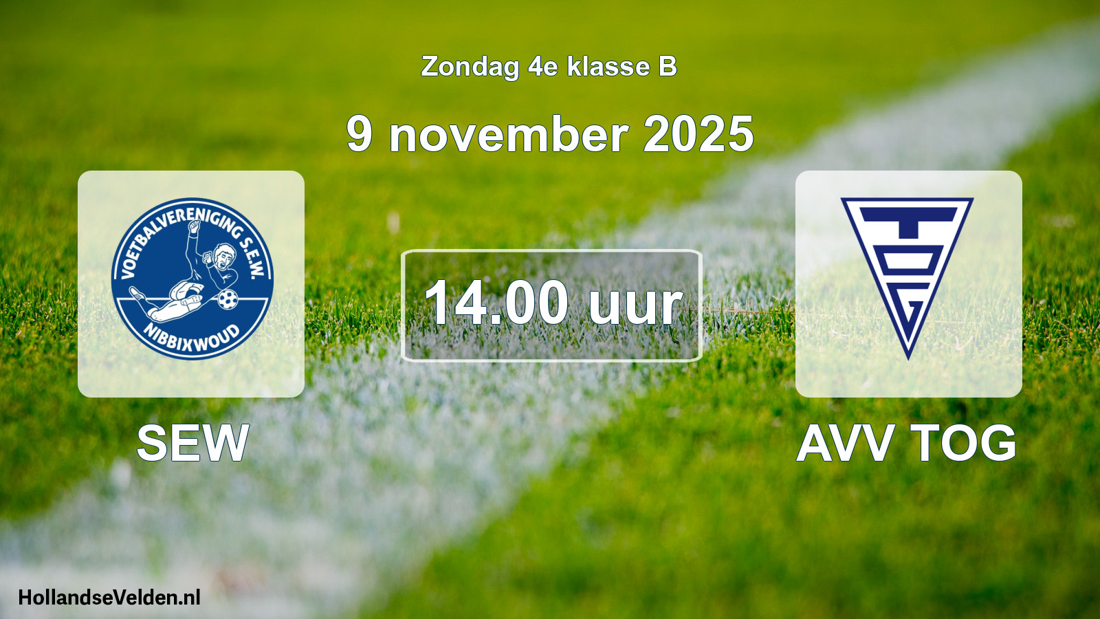 Scheduled Match: SEW - AVV TOG (9 November 2025)