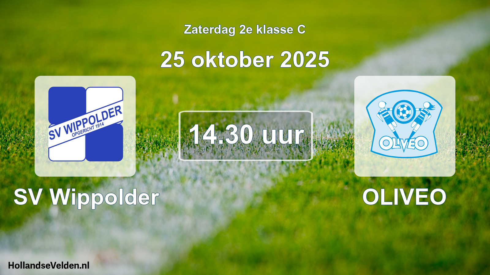 Scheduled Match: SV Wippolder - OLIVEO (25 October 2025)