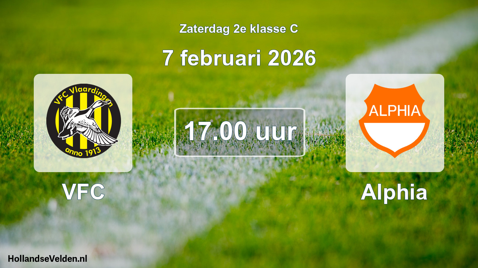 Scheduled Match: VFC - Alphia (7 February 2026)