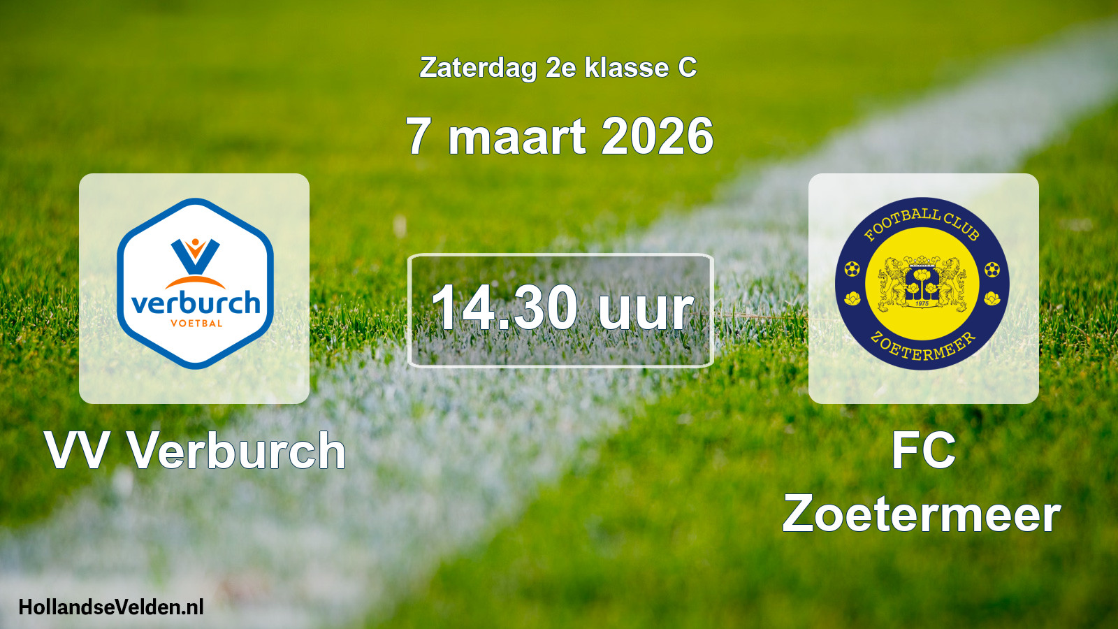 Scheduled Match: VV Verburch - FC Zoetermeer (7 March 2026)