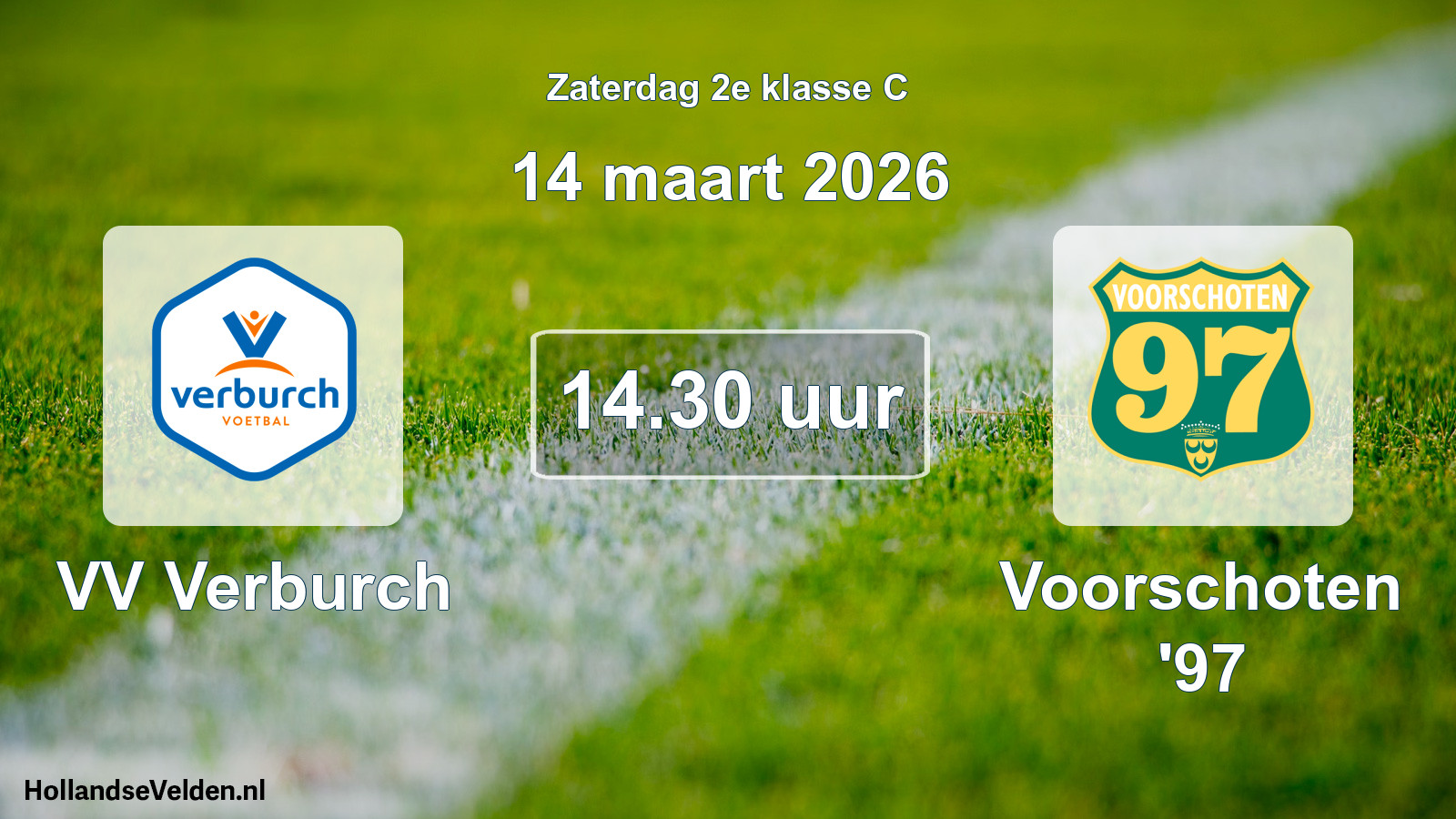 Scheduled Match: VV Verburch - Voorschoten '97 (14 March 2026)