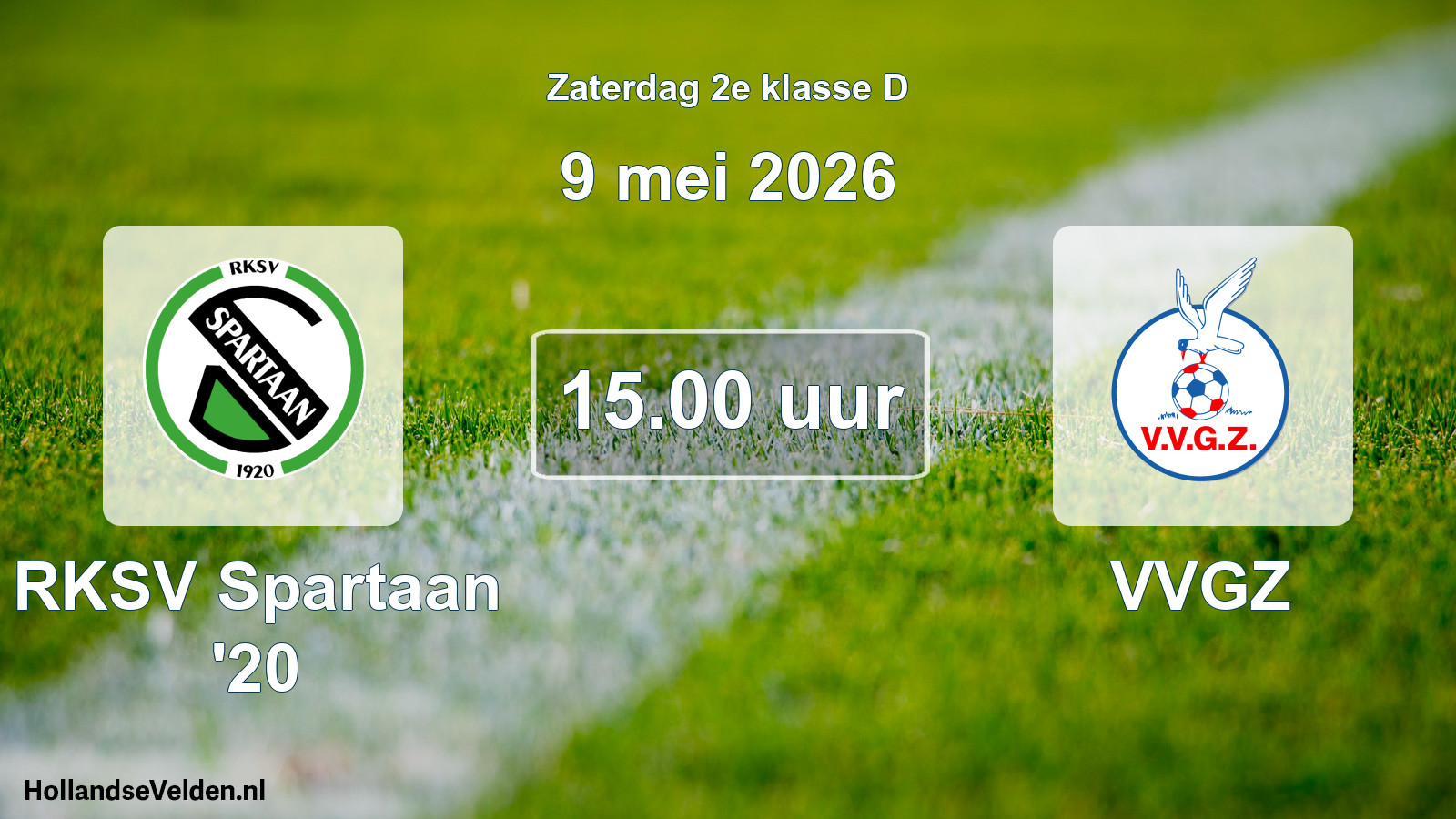 Scheduled Match: RKSV Spartaan '20 - VVGZ (9 May 2026)