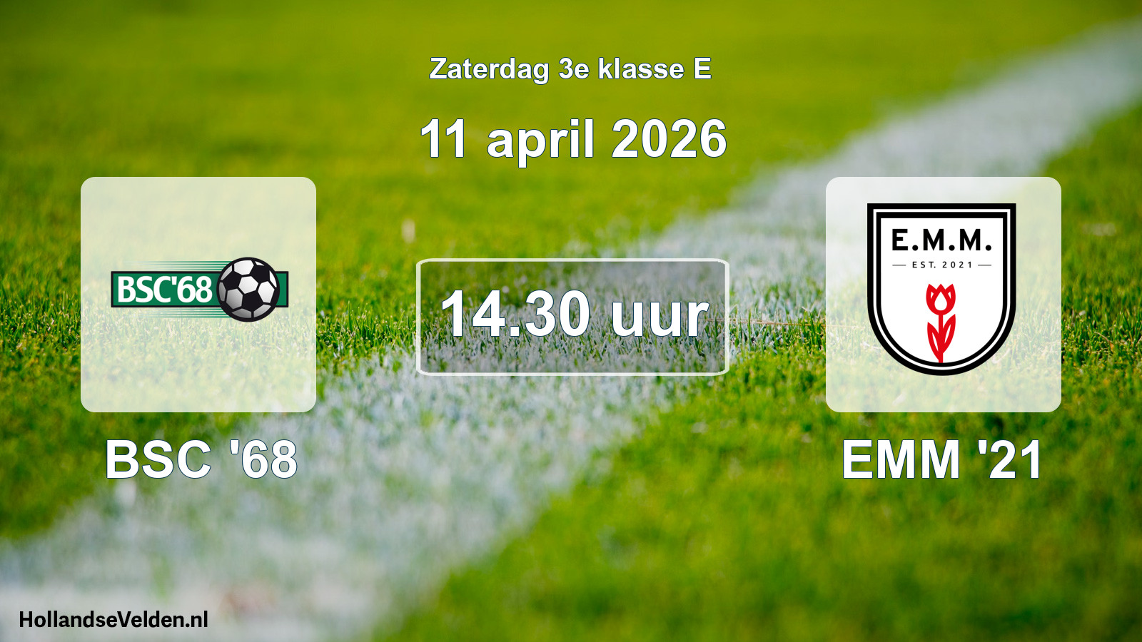 Scheduled Match: BSC '68 - EMM '21 (11 April 2026)