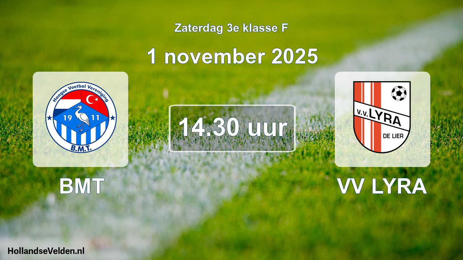 Scheduled Match: BMT - VV LYRA (1 November 2025)