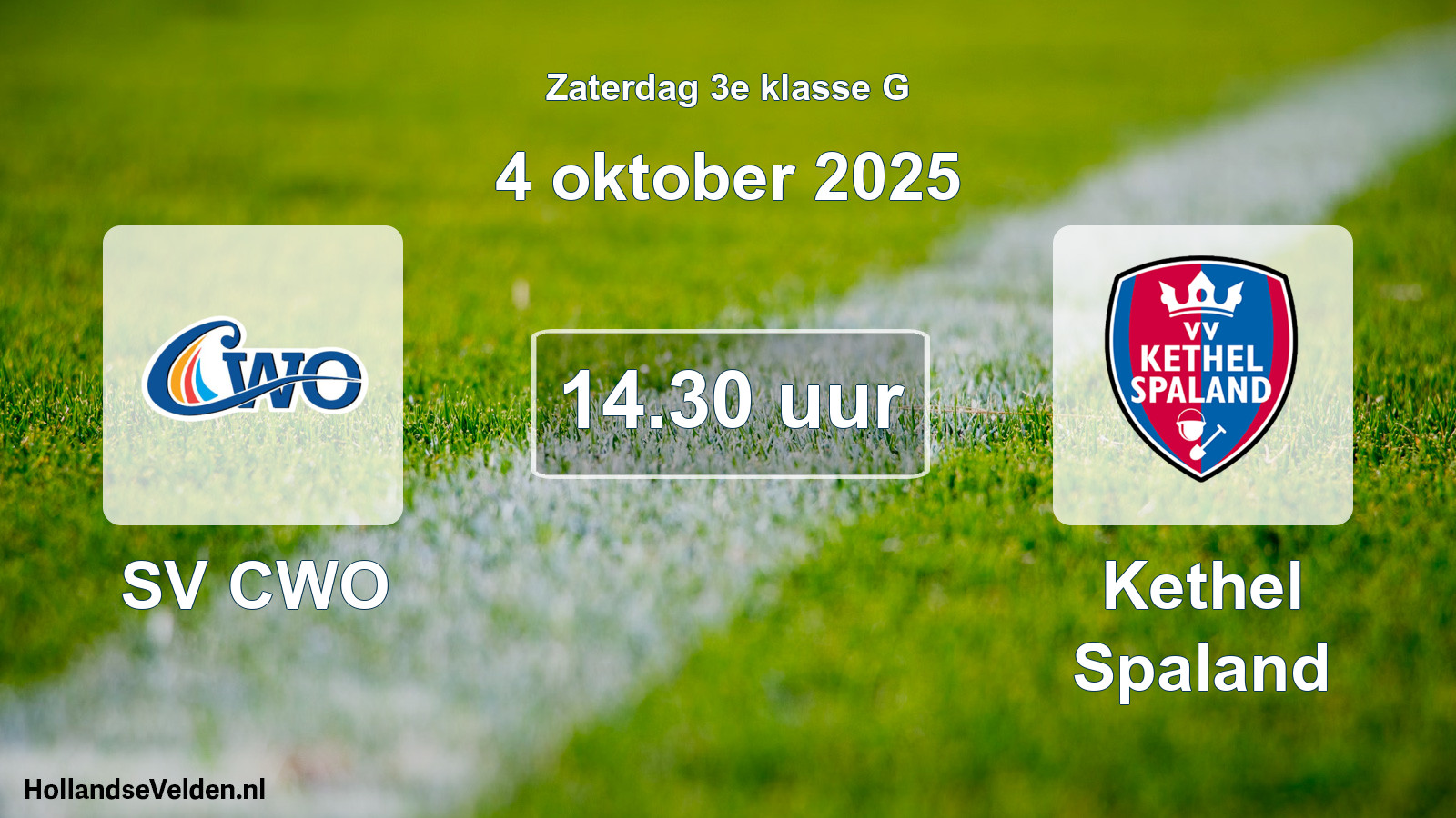 Scheduled Match: SV CWO - Kethel Spaland (4 October 2025)