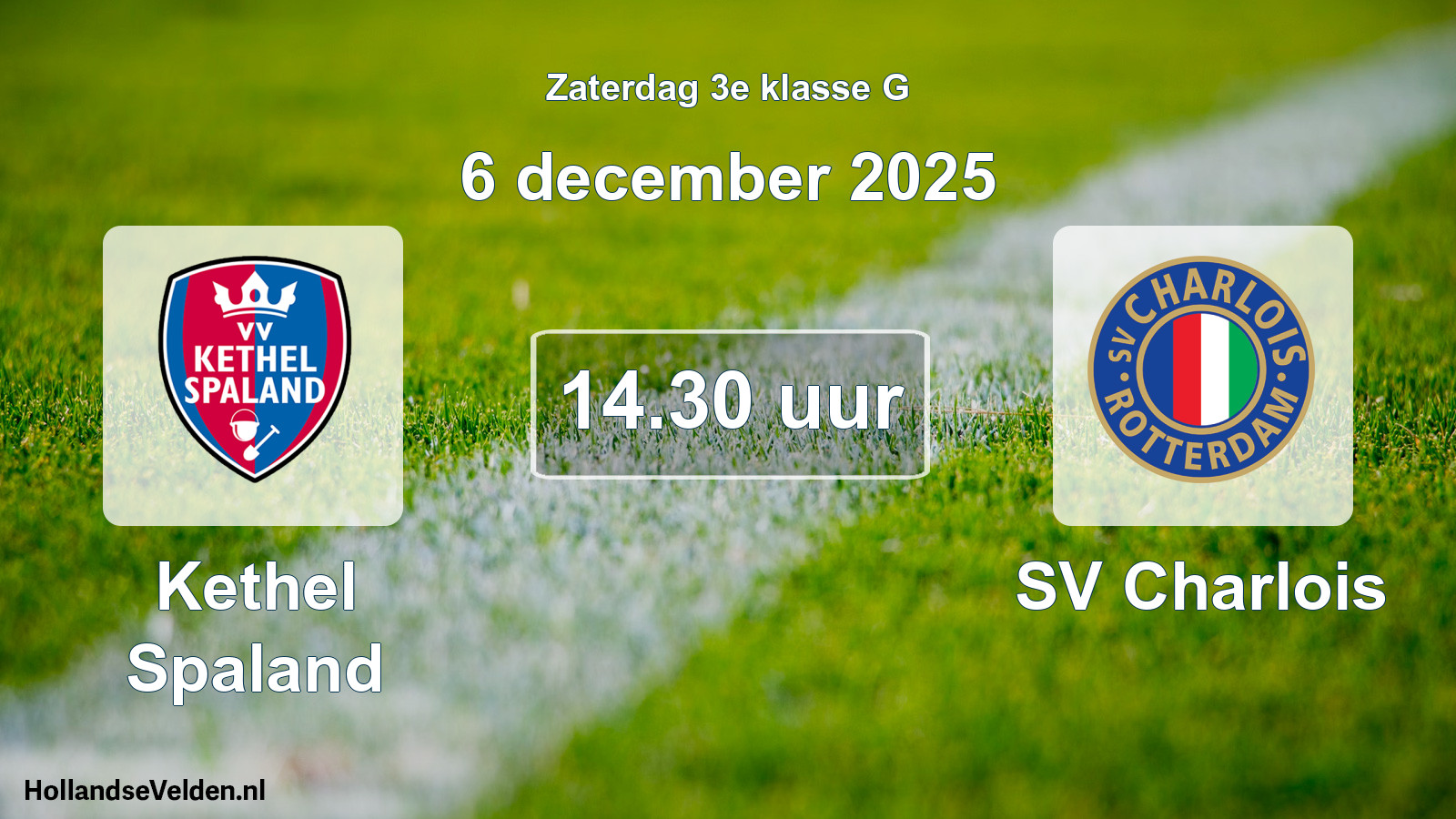 Scheduled Match: Kethel Spaland - SV Charlois (6 December 2025)