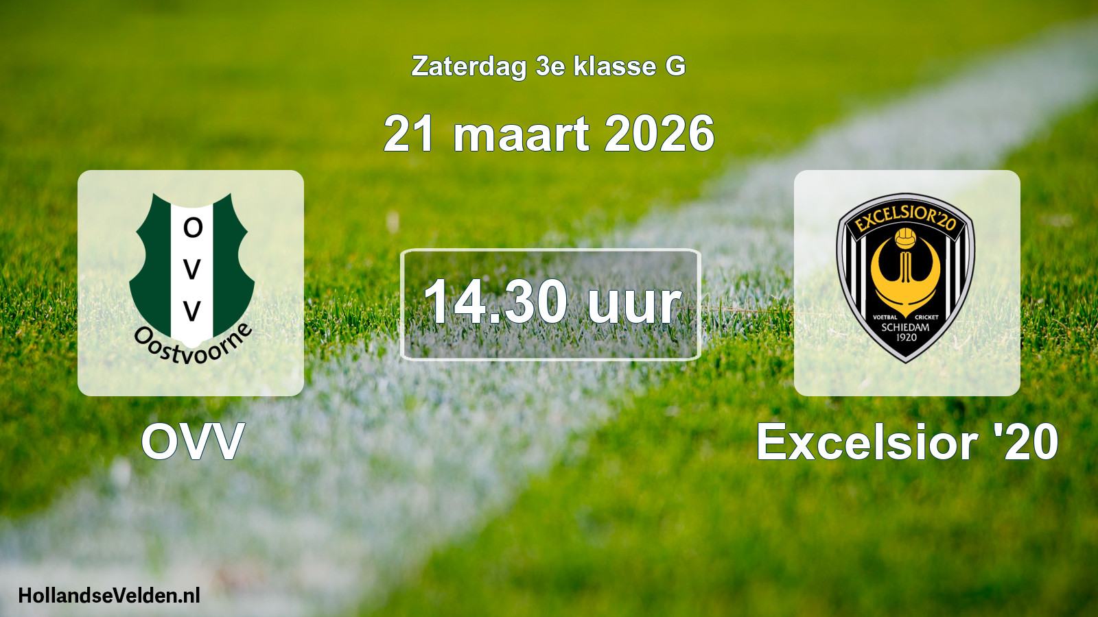 Scheduled Match: OVV - Excelsior '20 (21 March 2026)