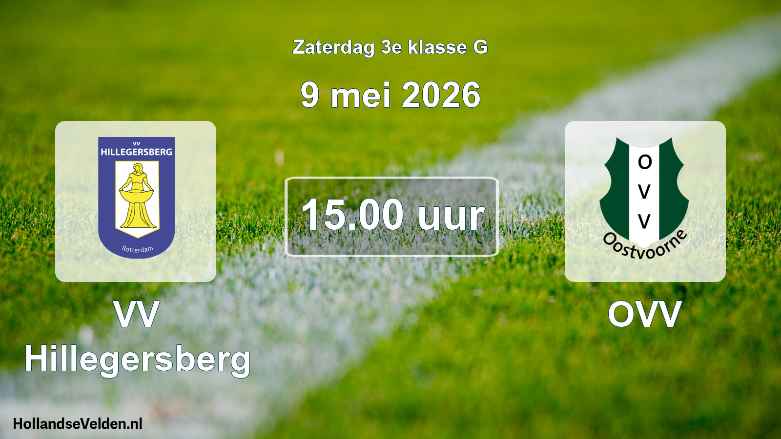 Scheduled Match: VV Hillegersberg - OVV (9 May 2026)