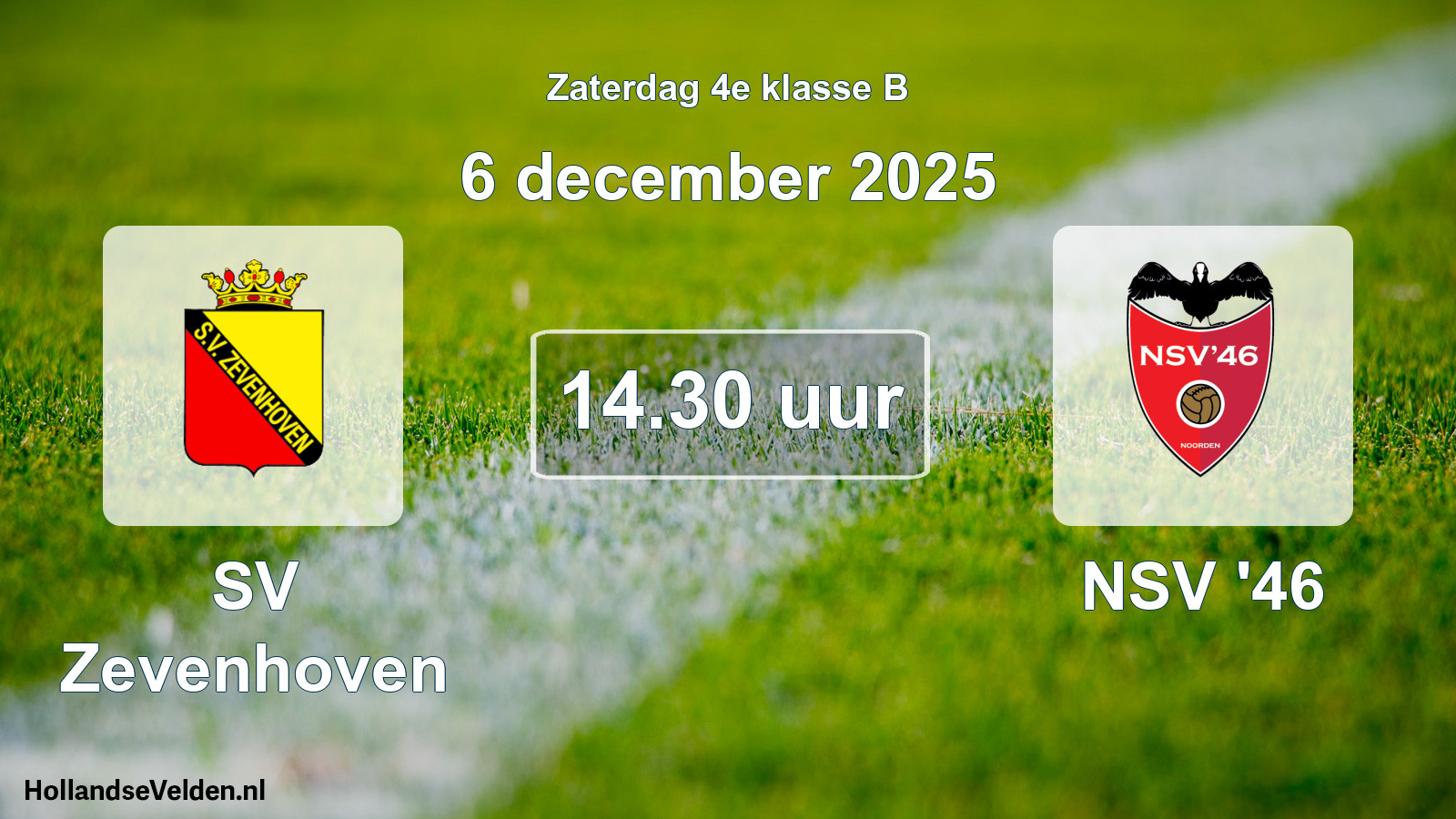 Scheduled Match: SV Zevenhoven - NSV '46 (6 December 2025)