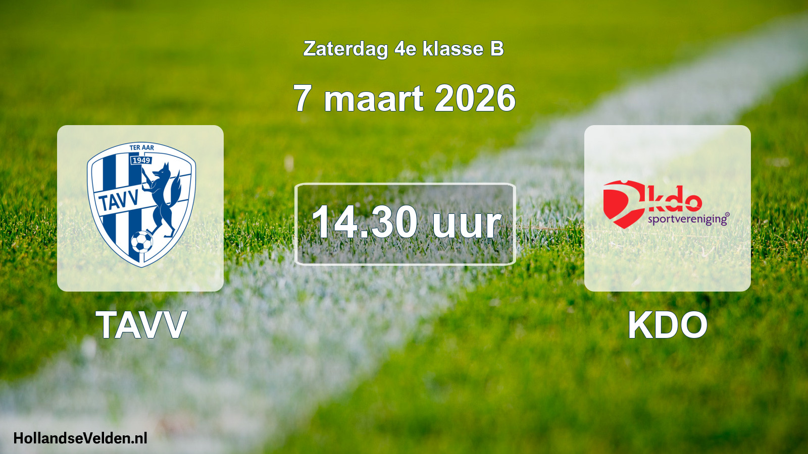 Scheduled Match: TAVV - KDO (7 March 2026)