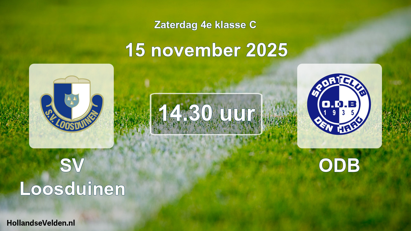 Scheduled Match: SV Loosduinen - ODB (15 November 2025)