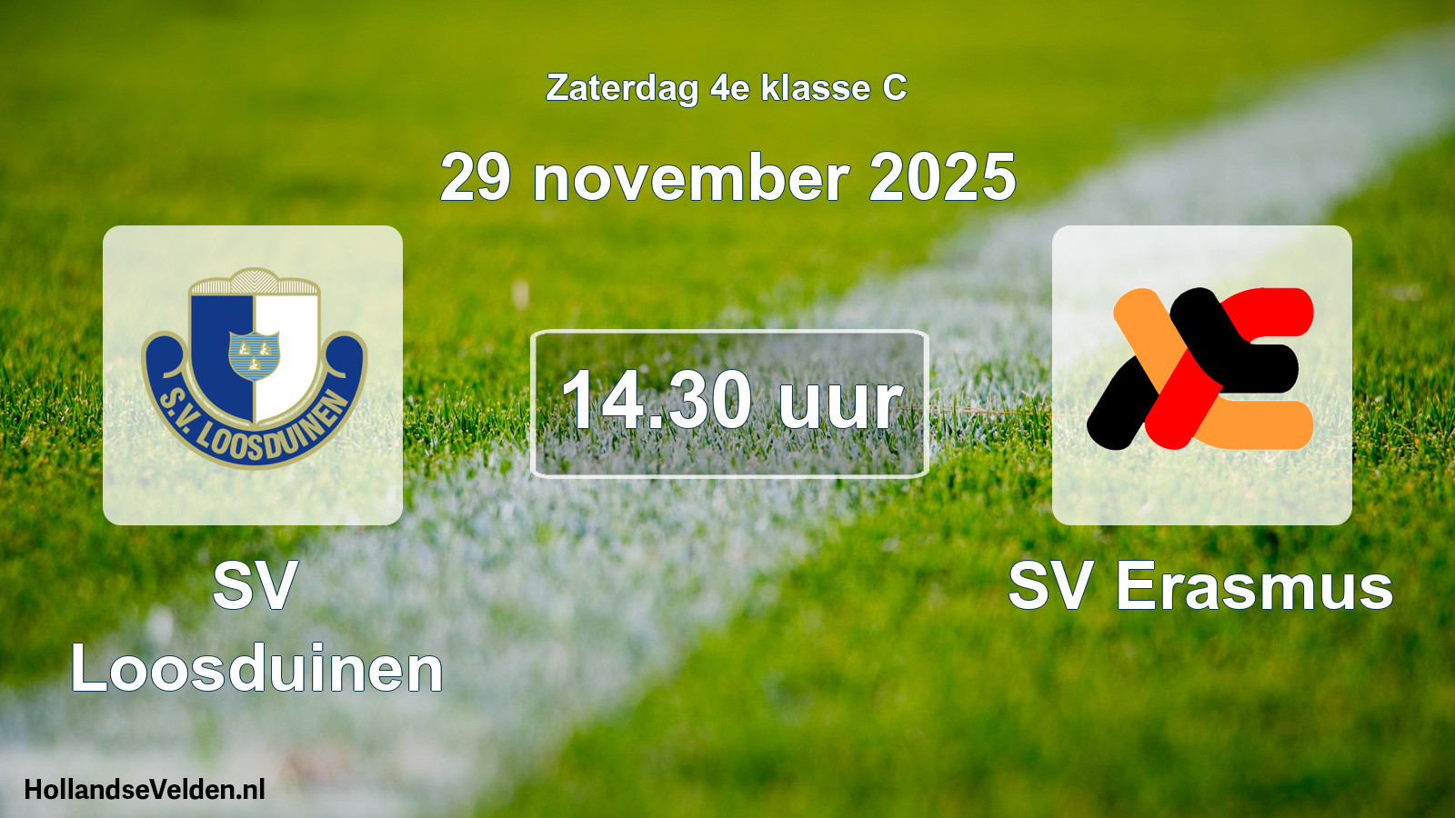 Scheduled Match: SV Loosduinen - SV Erasmus (29 November 2025)