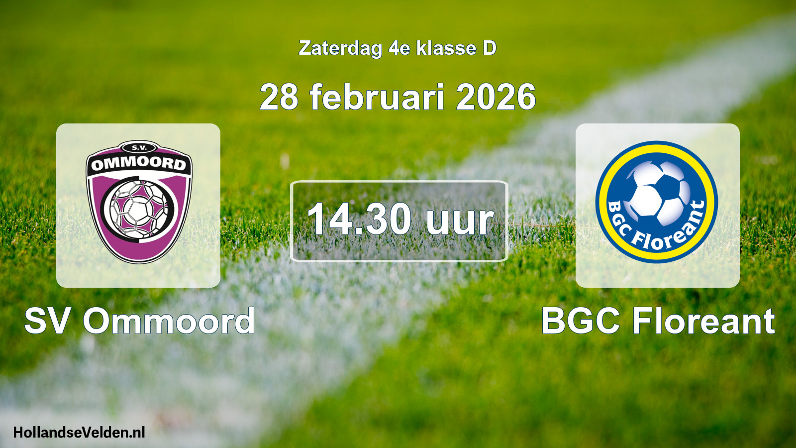 Scheduled Match: SV Ommoord - BGC Floreant (28 February 2026)