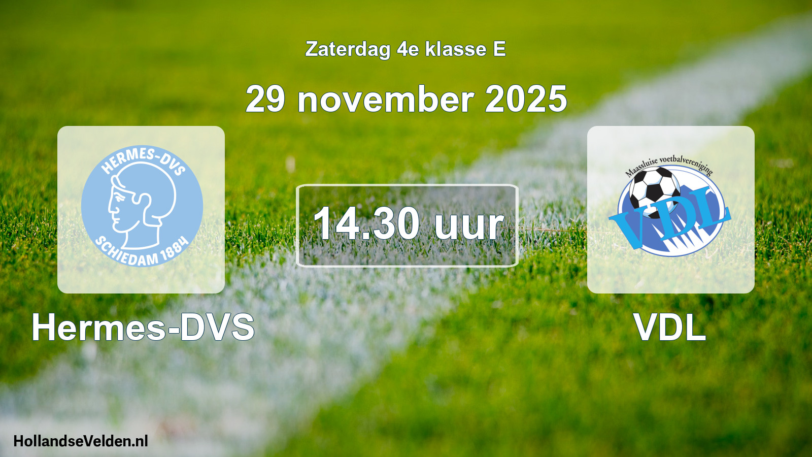 Geplande wedstrijd: Hermes-DVS - VDL (29 november 2025)