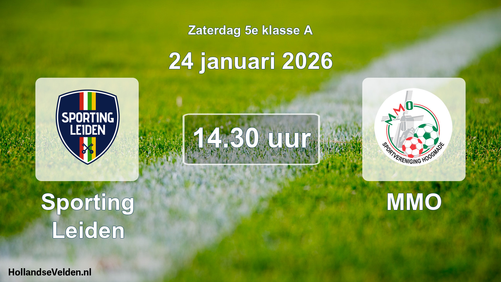 Scheduled Match: Sporting Leiden - MMO (24 January 2026)