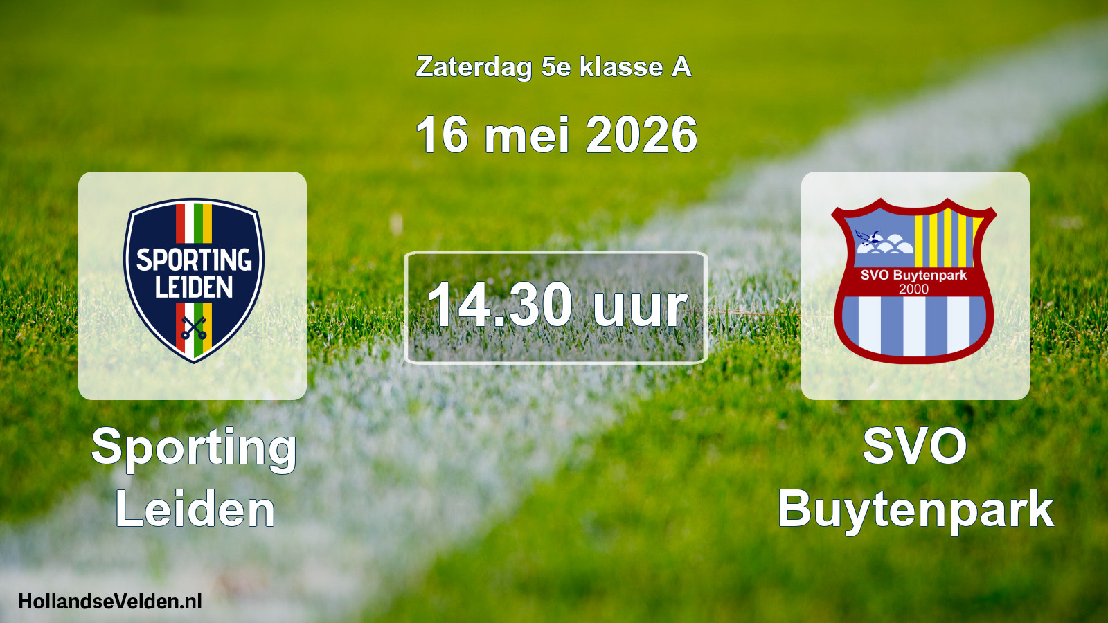Scheduled Match: Sporting Leiden - SVO Buytenpark (16 May 2026)