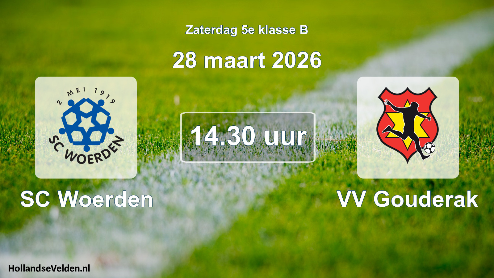 Scheduled Match: SC Woerden - VV Gouderak (28 March 2026)