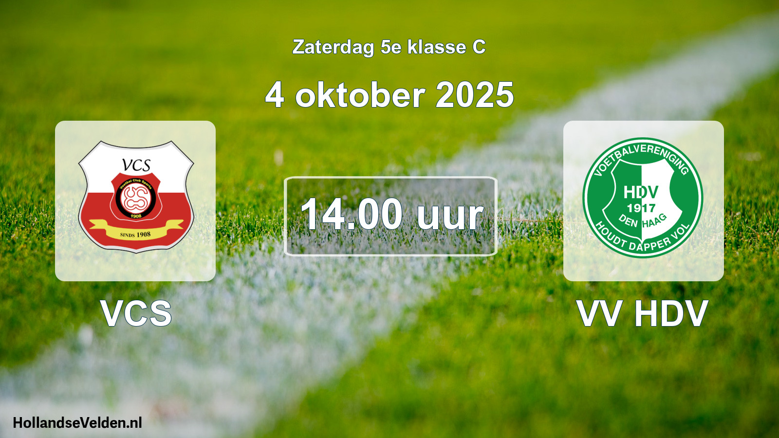 Scheduled Match: VCS - VV HDV (4 October 2025)