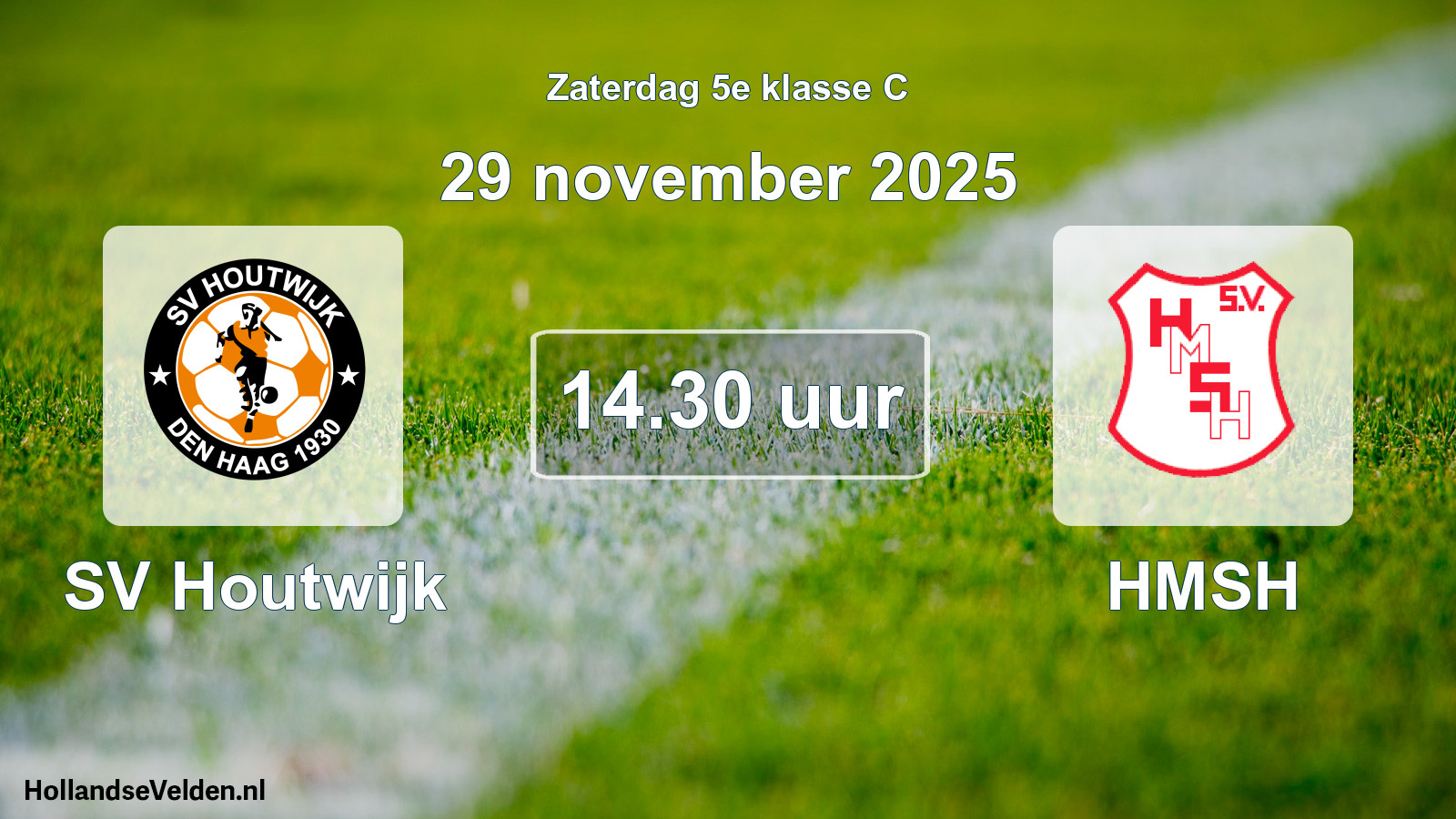 Scheduled Match: SV Houtwijk - HMSH (29 November 2025)