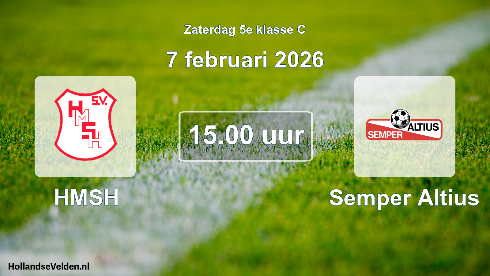 Scheduled Match: HMSH - Semper Altius (7 February 2026)
