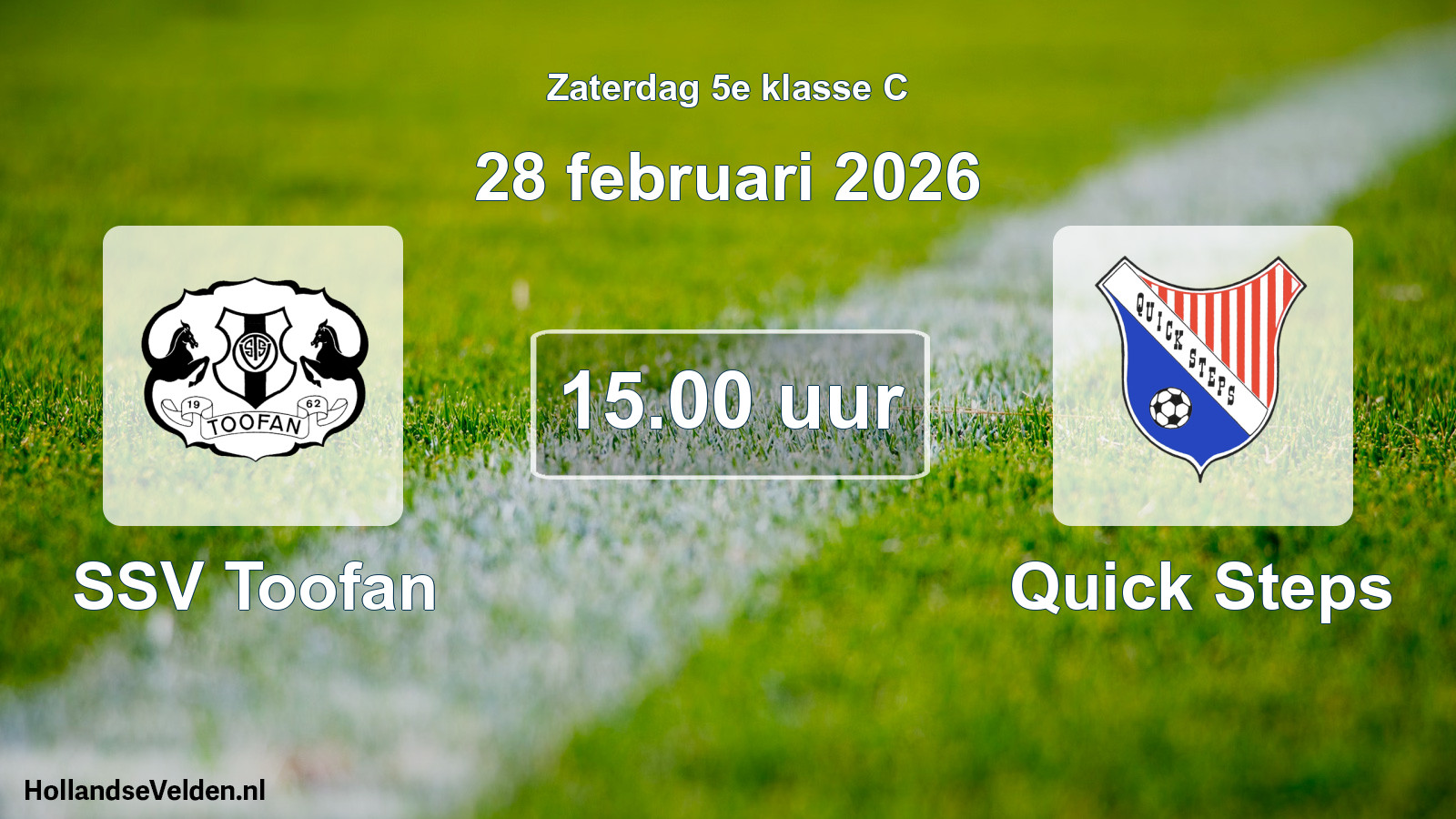 Scheduled Match: SSV Toofan - Quick Steps (28 February 2026)