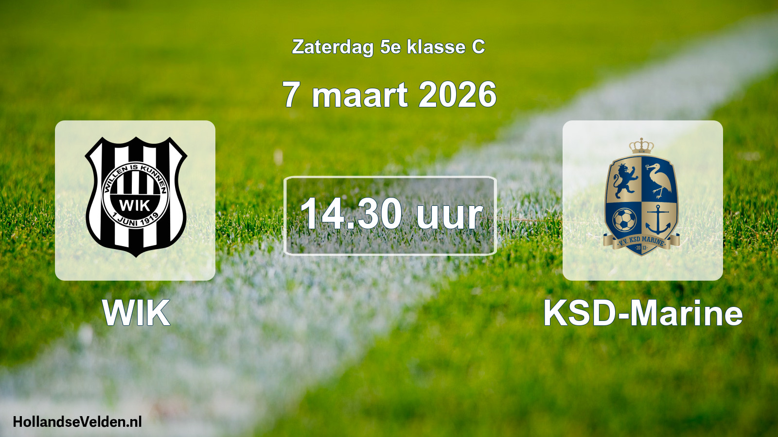 Scheduled Match: WIK - KSD-Marine (7 March 2026)