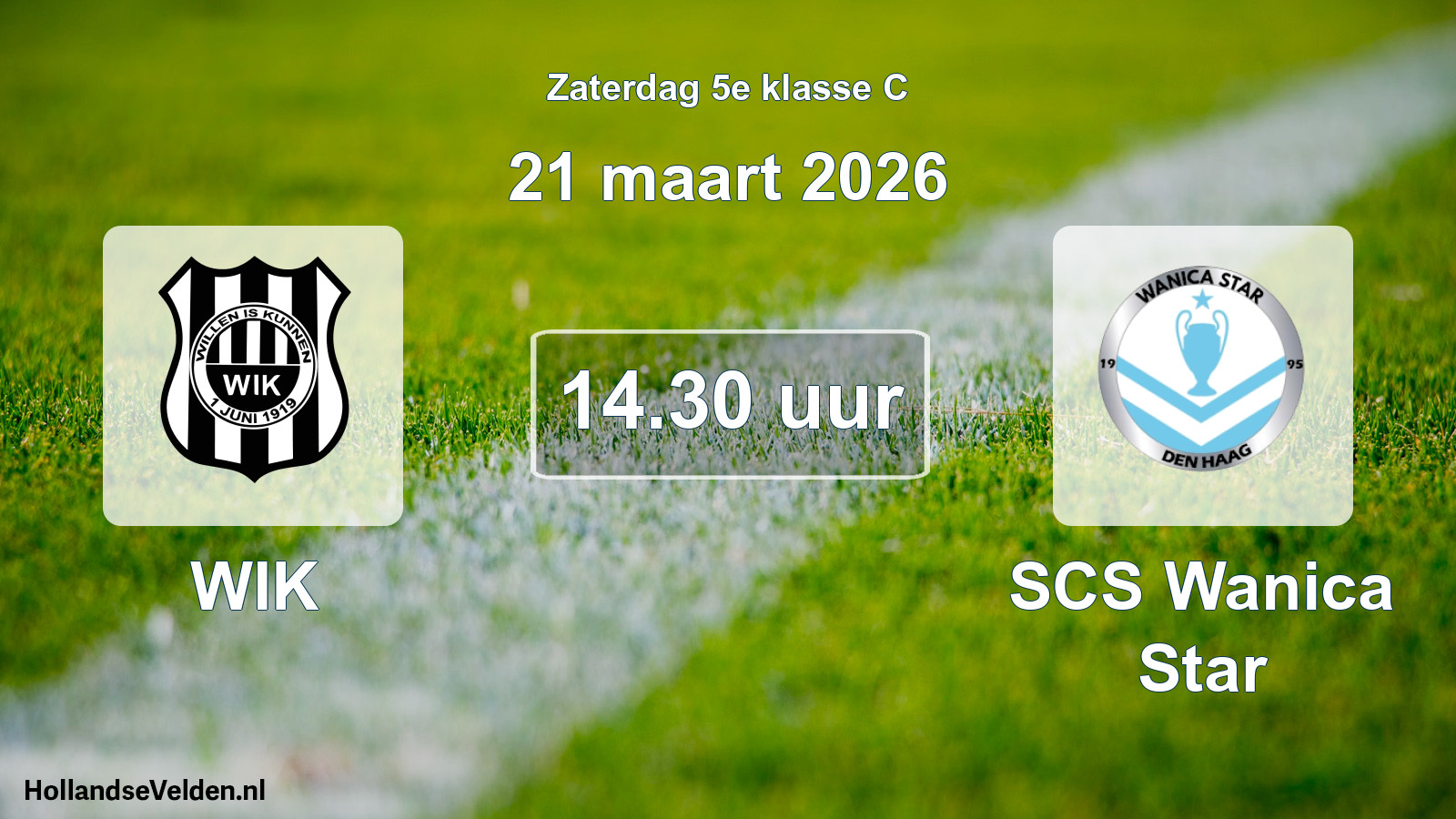 Scheduled Match: WIK - SCS Wanica Star (21 March 2026)