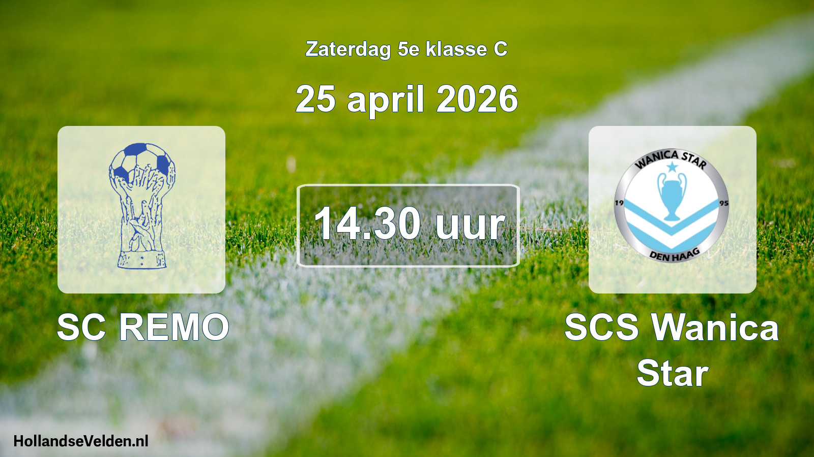 Scheduled Match: SC REMO - SCS Wanica Star (25 April 2026)