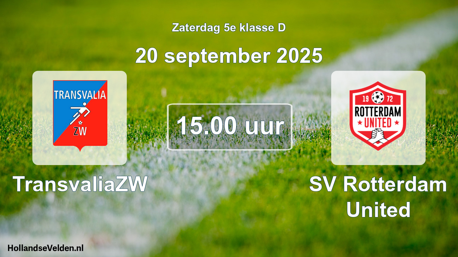 Scheduled Match: TransvaliaZW - SV Rotterdam United (20 September 2025)