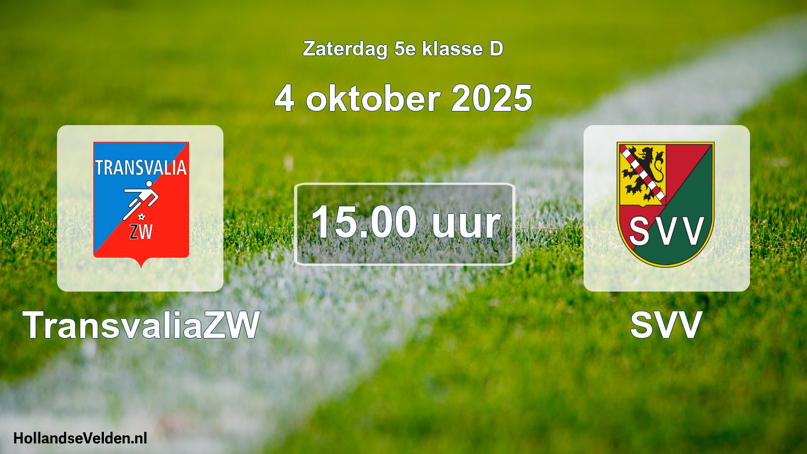Scheduled Match: TransvaliaZW - SVV (4 October 2025)
