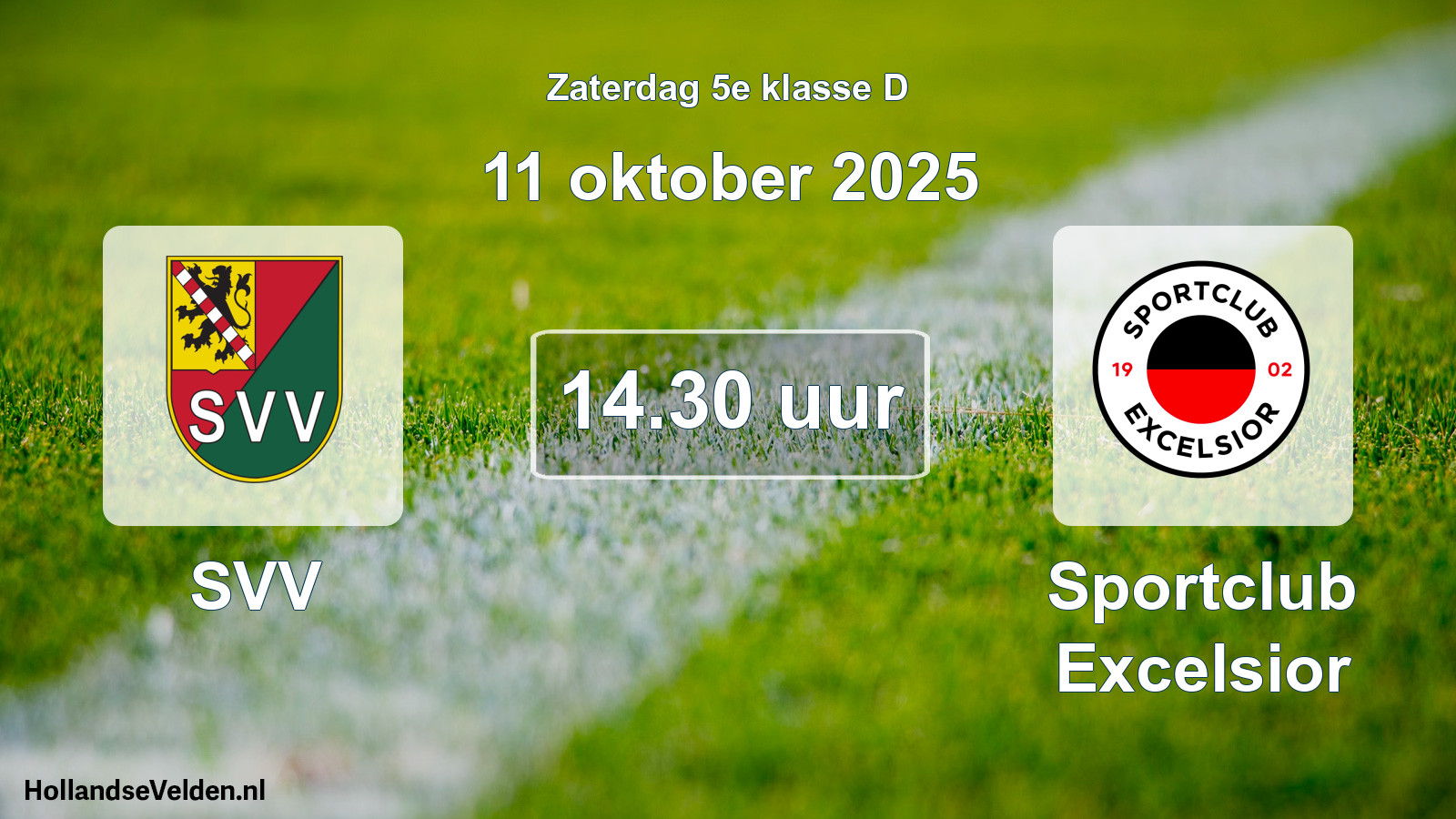 Geplande wedstrijd: SVV - Sportclub Excelsior (11 oktober 2025)