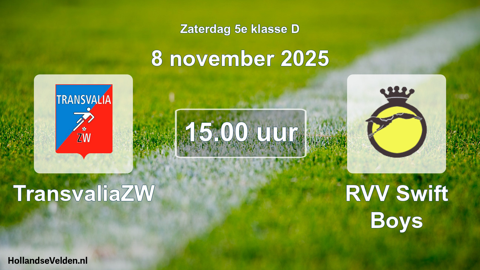 Scheduled Match: TransvaliaZW - RVV Swift Boys (8 November 2025)