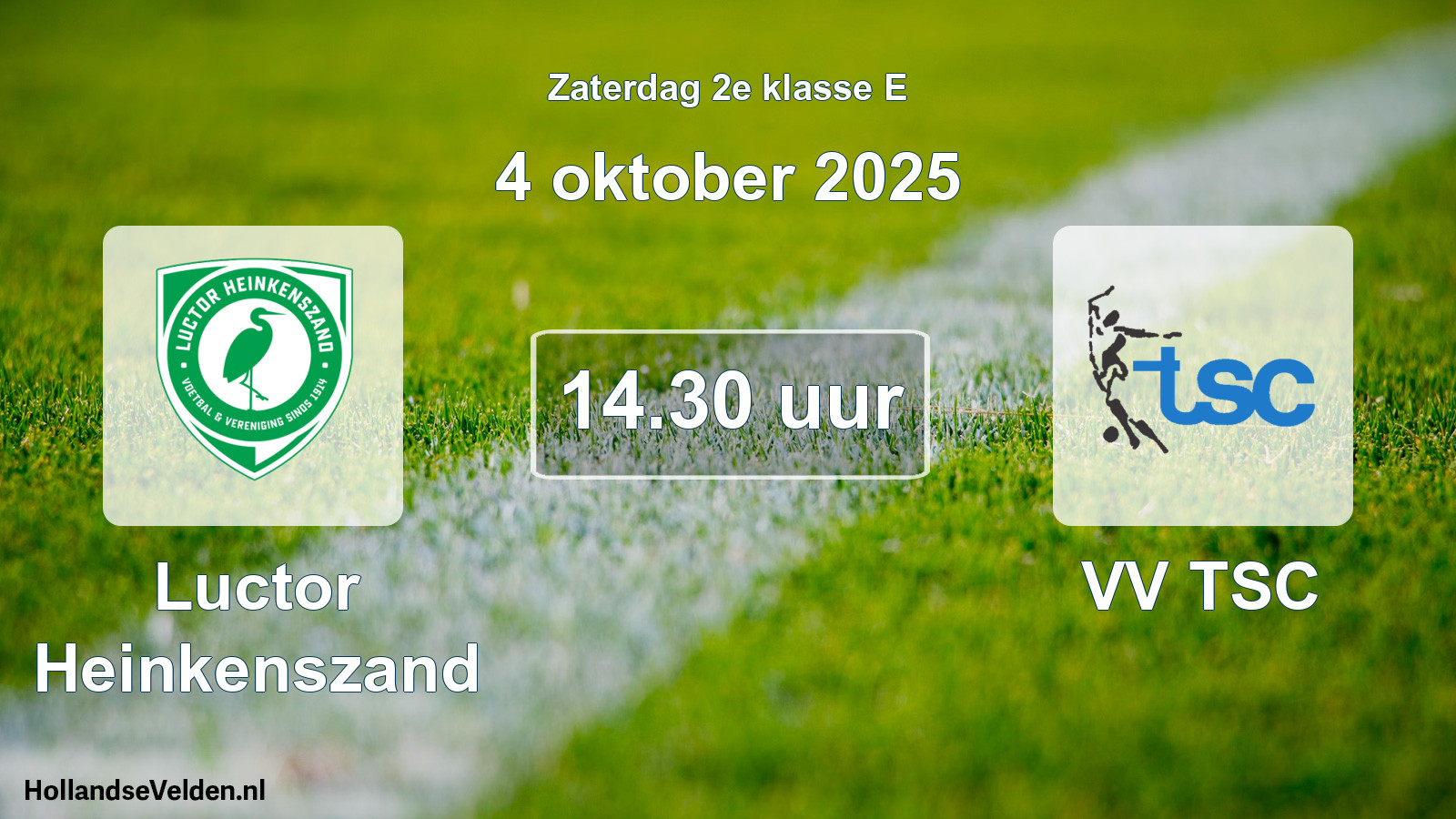 Scheduled Match: Luctor Heinkenszand - VV TSC (4 October 2025)