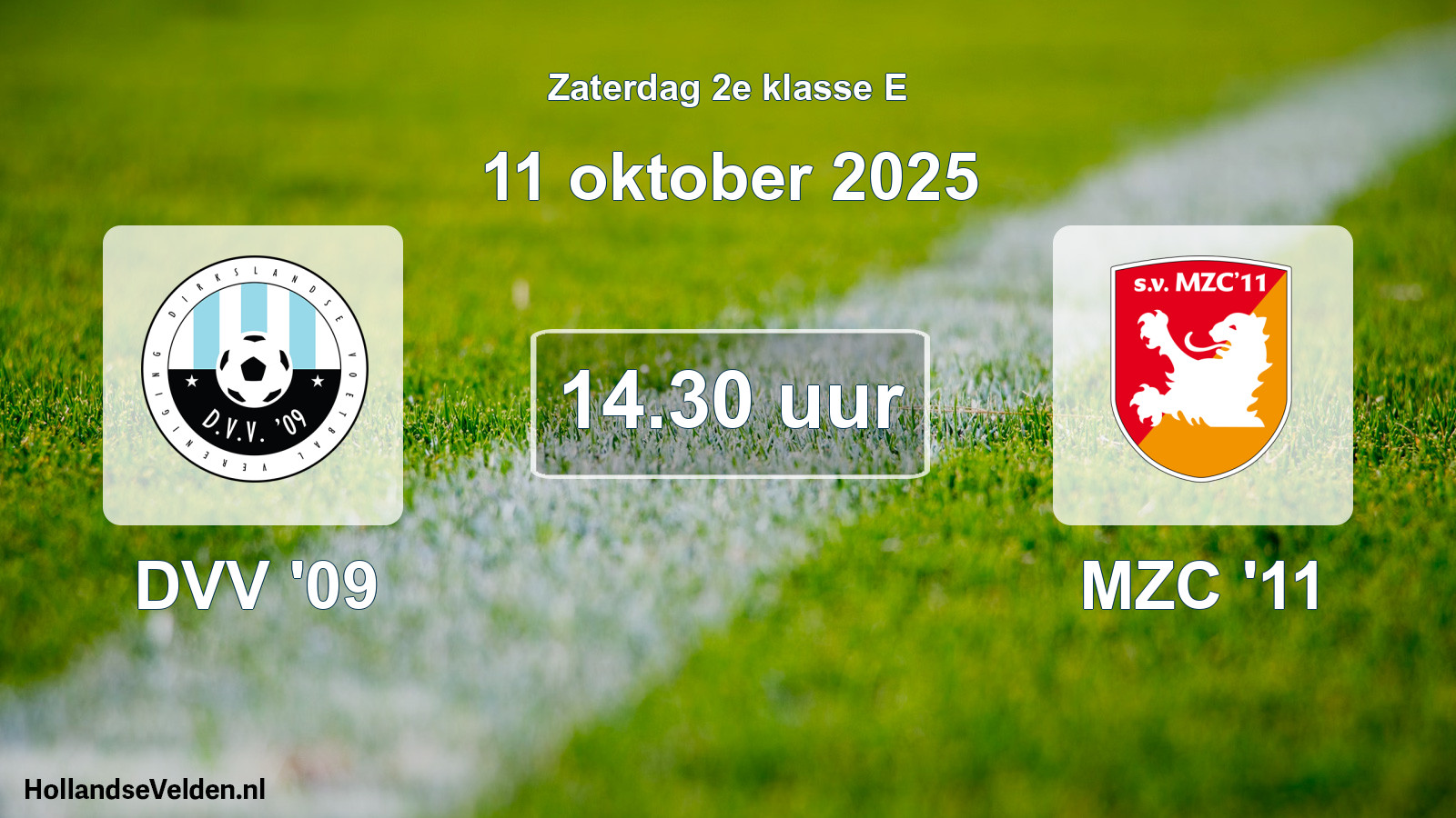 Scheduled Match: DVV '09 - MZC '11 (11 October 2025)