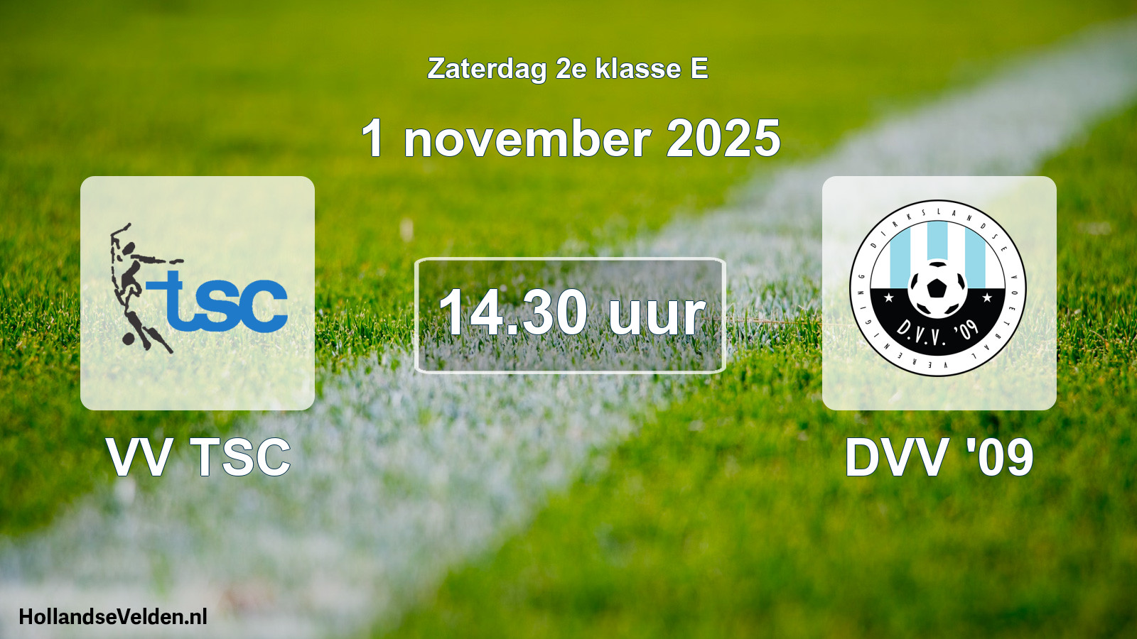 Scheduled Match: VV TSC - DVV '09 (1 November 2025)
