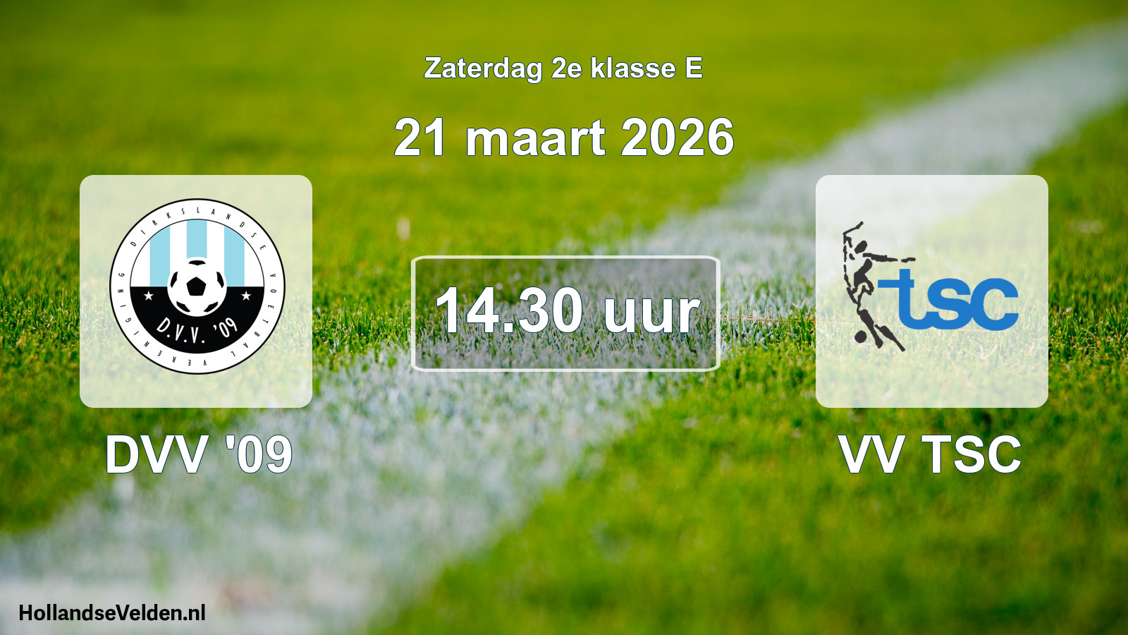 Scheduled Match: DVV '09 - VV TSC (21 March 2026)