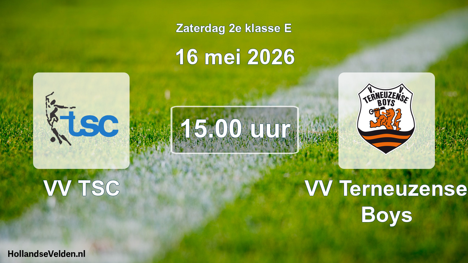 Scheduled Match: VV TSC - VV Terneuzense Boys (16 May 2026)