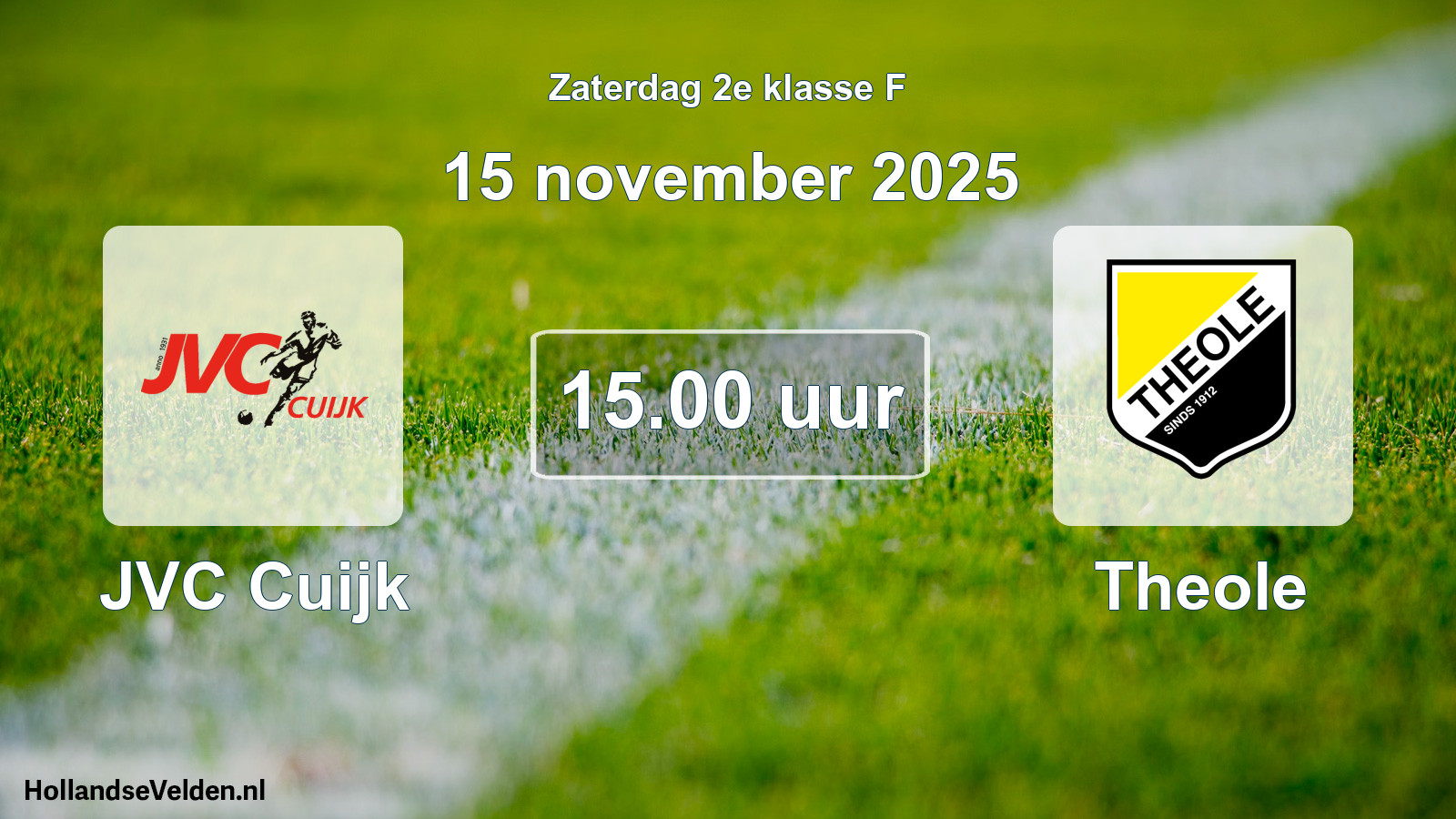 Scheduled Match: JVC Cuijk - Theole (15 November 2025)